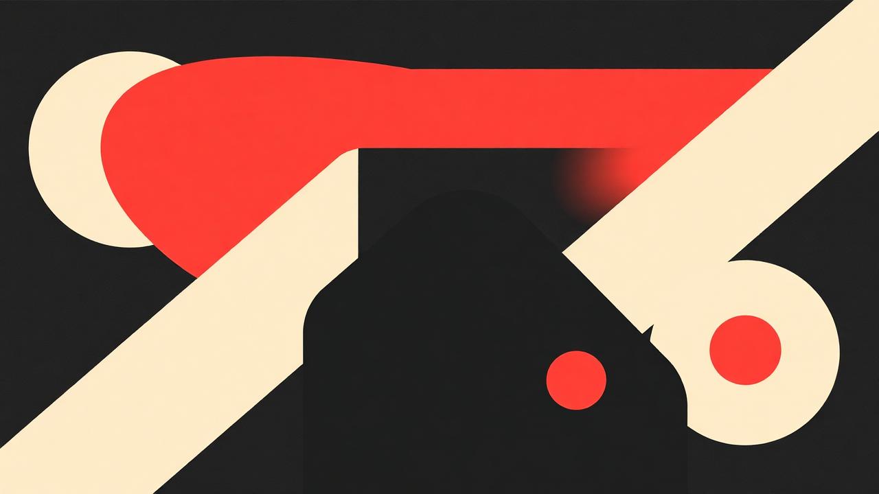Abstract editorial design